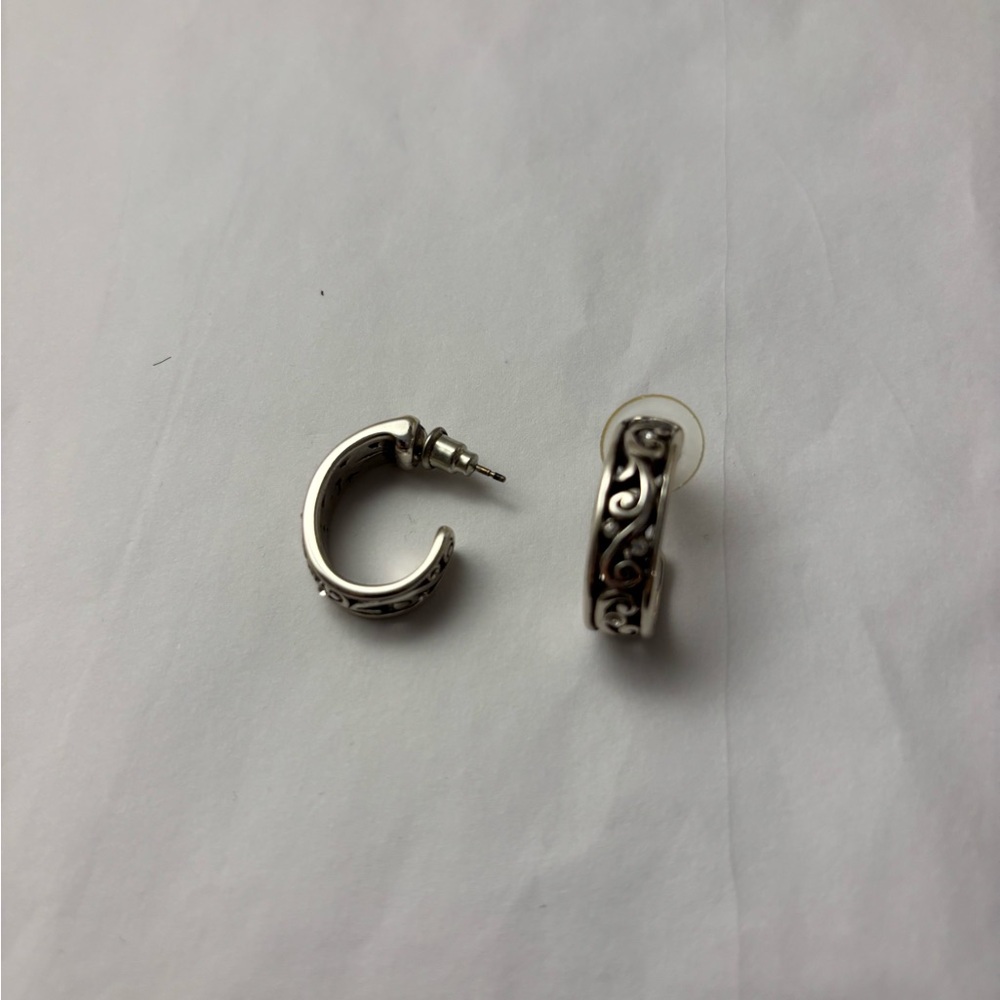 Brighton Scroll Half Hoop Earrings